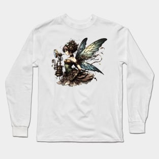 Gorgeous Steampunk Fairy Long Sleeve T-Shirt